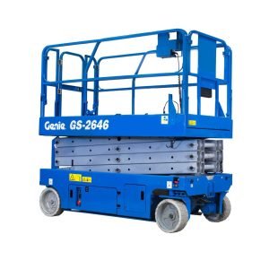 Schaarhoogwerker huren voor werkzaamheden op hoogte in en aan gebouwen